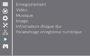 PHILIPS NEOVIU T2 Leon - Menu media player - 1