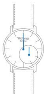 WITHINGS ACTIVITE POP GRIS - Calibrer les aiguilles - 7