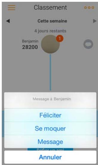WITHINGS ACTIVITE POP GRIS - Interagir avec quelqu'un dans votre classement - 1