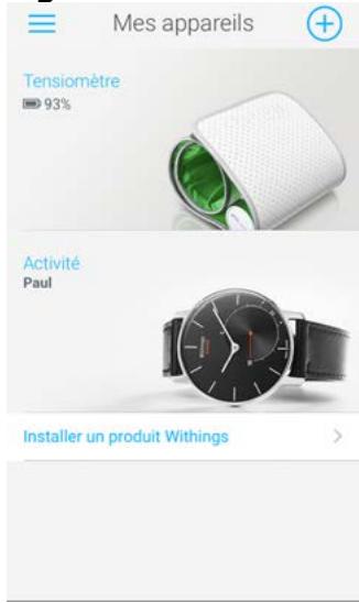 WITHINGS ACTIVITE POP GRIS - Commencer le processus d'installation - 1