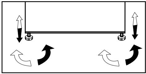 BEKO REFRIGERATEURB7RCNES595ZXPW - Einstellung der Fußbe - 1