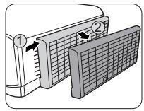 VIEWSONIC PA503WB - Nettoyage du filtre à poussière - 2