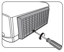 VIEWSONIC PA503WB - Nettoyage du filtre à poussière - 1