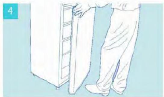 PROLINE DD120-1 - Inverser la porte - 4
