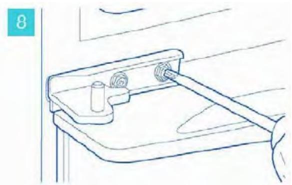 PROLINE DD120-1 - Inverser la porte - 8