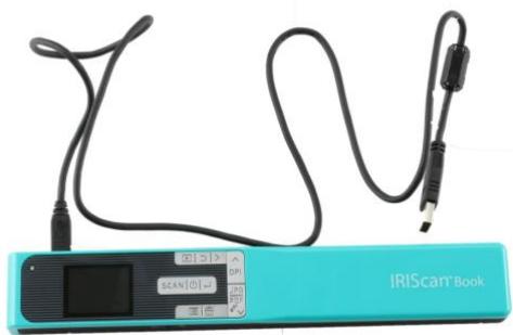 IRIS IRIScan Book 5 Turquoise - Utilisation du câble micro USB fourni (windows et mac OS) - 1