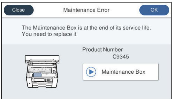 EPSON WF-7840 - Remplacement du boîtier de maintenance - 1