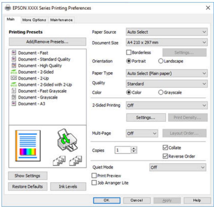 EPSON WF-7840 - Remarque: - 1