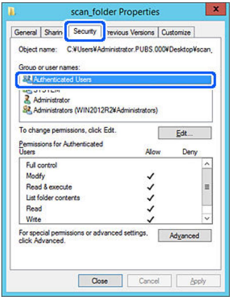 EPSON WF-7840 - Exemple de configuration de serveur de fichiers - 5