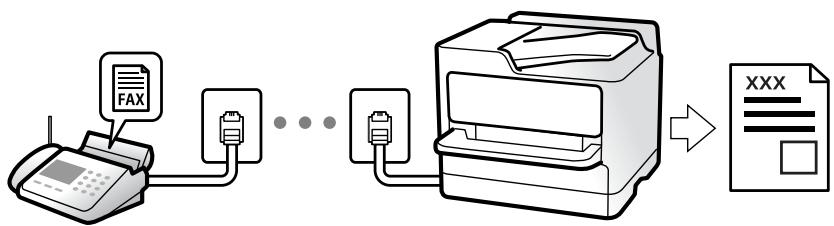 EPSON WF-7840 - Réception de fax sur l'imprimante - 1