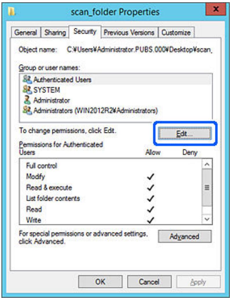 EPSON WF-7840 - Ajout d'un groupe ou d'un utilisateur à l'autorisation d'accès - 1