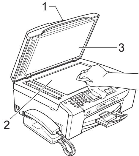 BROTHER MFC-790CW - Nettoyage de la vitre du scanner - 1