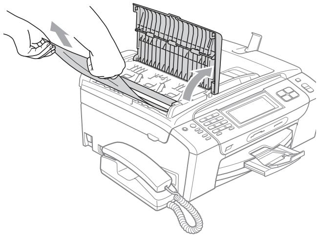 BROTHER MFC-790CW - Le document est coincé dans le haut du chargeur ADF - 1