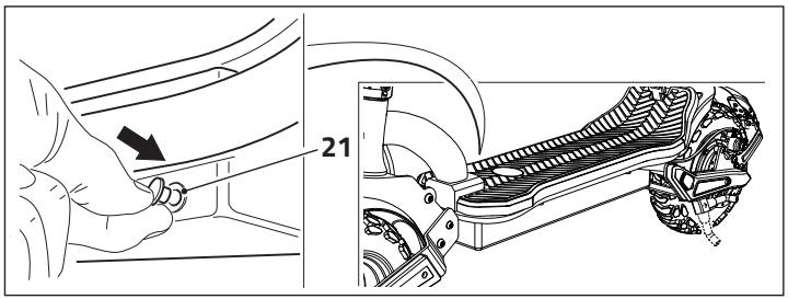 OCEAN DRIVE OD-KICK-S12-EU-PKD - Utilizzare SOLO il caricabatteria (FCA136-546020) fornito in dotazione per ricaricare la batteria. - 3