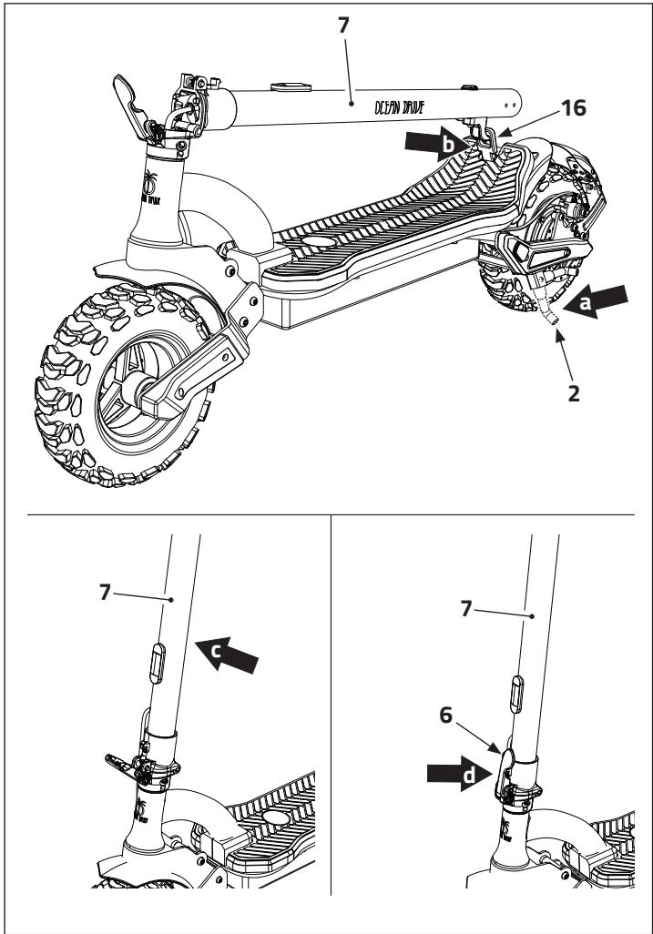 OCEAN DRIVE OD-KICK-S12-EU-PKD - ASSEMBLING THE E-SCOOTER - 1