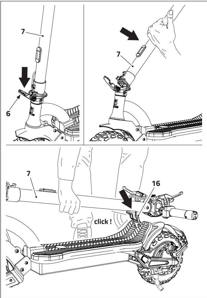 OCEAN DRIVE OD-KICK-S12-EU-PKD - DEN ROLLER ZUSAMMENLEGEN UND TRANSPORTIEREN - 3