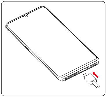 TCL GSM_VENDU_SEUL10_PRO_VERT_128GO - Charger la batterie - 1