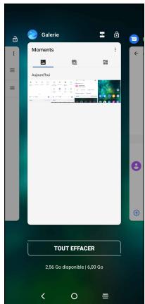 TCL GSM_VENDU_SEUL10_PRO_VERT_128GO - Accéder aux applications récemment utilisées - 1