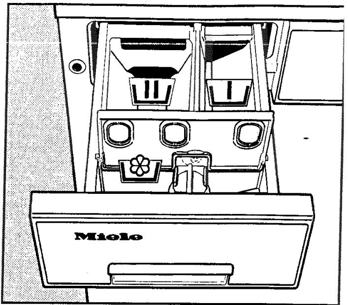 MIELE WT 945 - Ajoutez la lessive - 1