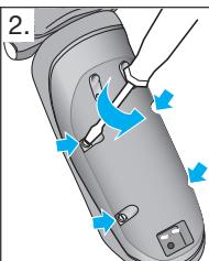 BRAUN Series 7 7897CC - Retrait de la pile - 2