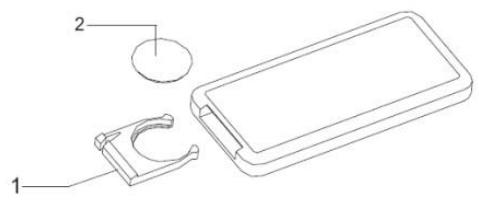 AERIAN PAC9290 - Manipulation et utilisation des piles Pile de la télécommande (incluse): - 1