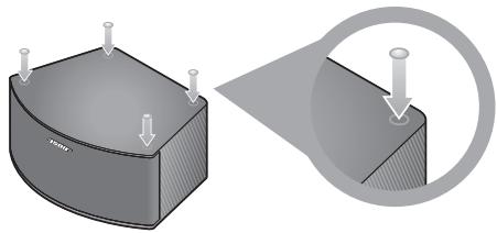 BOSER CINEMATE GS + BLU-RAY - Mise en place des composants - 2