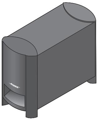 BOSER CINEMATE GS + BLU-RAY - Connexion des enceintes au module acoustimass® - 4