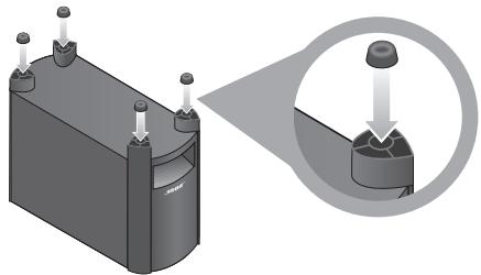 BOSER CINEMATE GS + BLU-RAY - Mise en place des composants - 3
