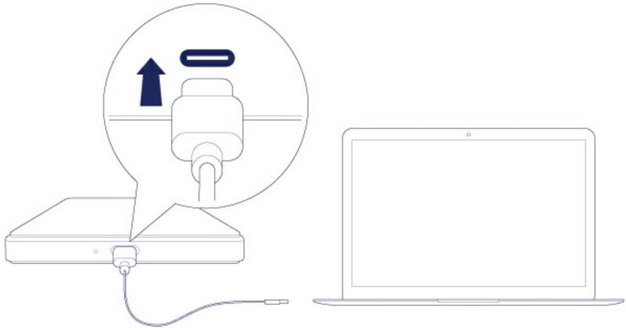 PORSCHE NC - Étape 1 : connexion du câble USB - 1