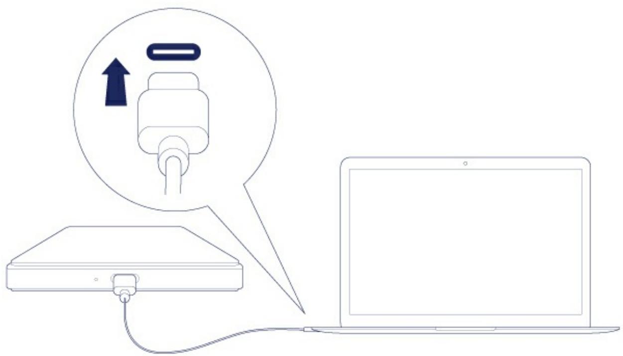 PORSCHE NC - Étape 1 : connexion du câble USB - 2
