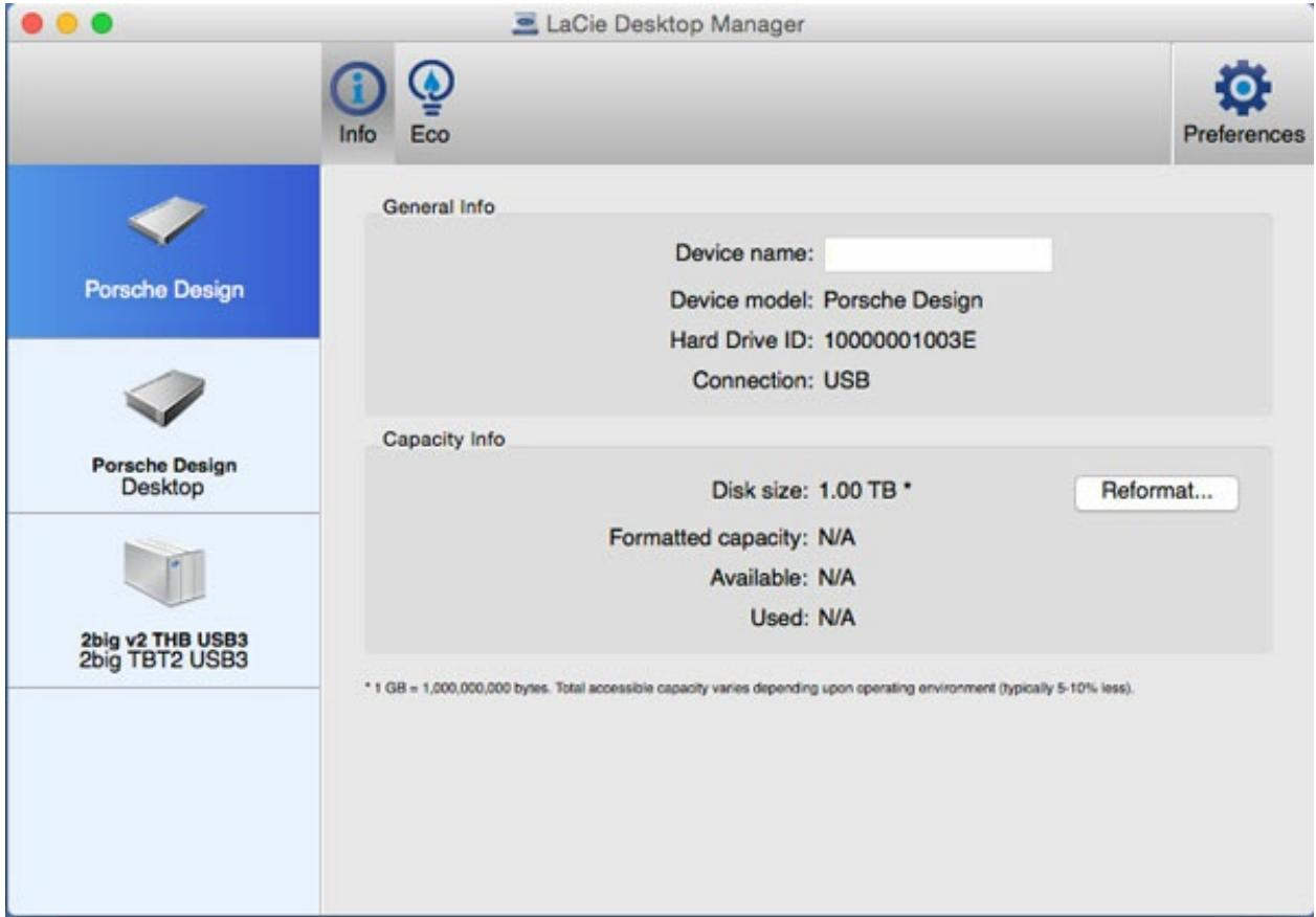 PORSCHE NC - Onglet info - 1