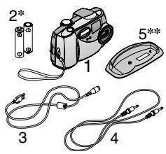 KODAK DX3500 - Contenu du coffret de l'appareil photo - 1