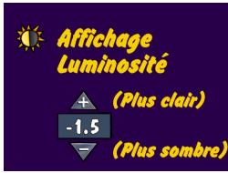 KODAK DX3500 - Réglage de la luminosité de l'écran à cristaux liquides - 1