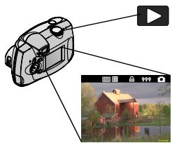KODAK DX3500 - Visualisation des images sur l'écran à cristaux liquides - 1