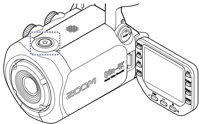 ZOOM Q8n-4K - Pressez l'écran d'enregistrement. - 1