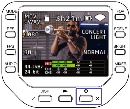 ZOOM Q8n-4K - Déconnexion de l'appareil ios/ipados - 1