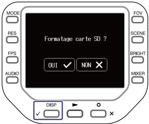 ZOOM Q8n-4K - Formatage de cartes SD - 4