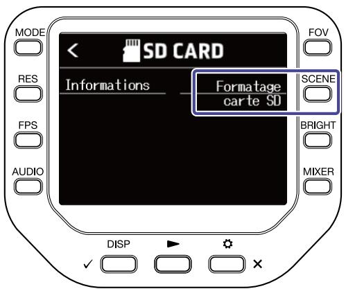 ZOOM Q8n-4K - Formatage de cartes SD - 3