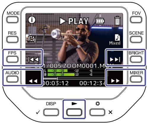 ZOOM Q8n-4K - Opérations de lecture - 1