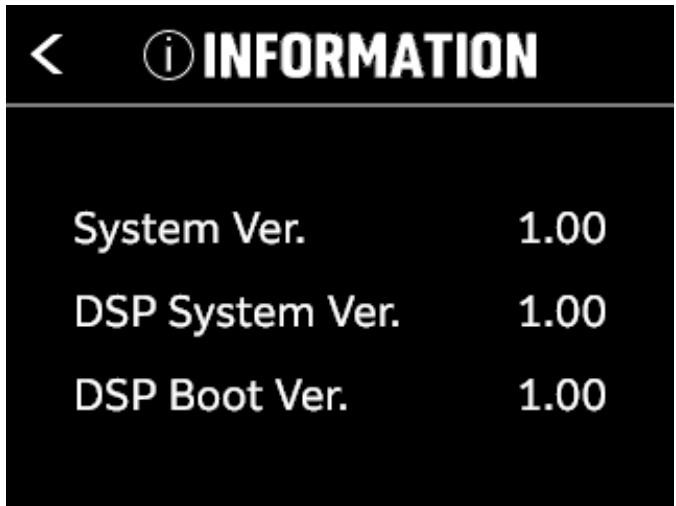 ZOOM Q8n-4K - Vérification des versions de firmware - 3