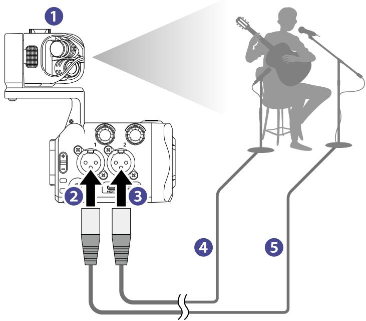 ZOOM Q8n-4K - Enregistrement vidéo de concert - 2