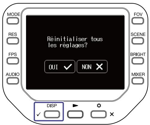 ZOOM Q8n-4K - Restauration des réglages par défaut - 5