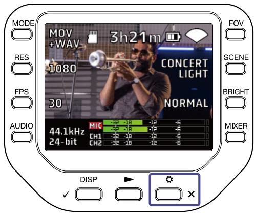 ZOOM Q8n-4K - Vérification des versions de firmware - 1