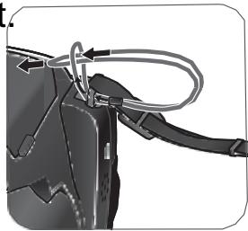 VIVITAR VS 1527 BLANC - Attaching the strap - 4