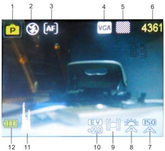 VIVITAR VS 1527 BLANC - Capture mode - 1