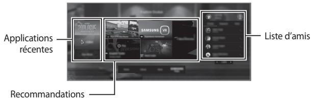SAMSUNG MEW GEAR VR+CONTROLEUR - Écran d'accueil oculus - 1
