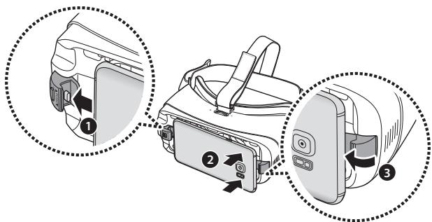 SAMSUNG MEW GEAR VR+CONTROLEUR - Connecter l'appareil mobile - 2