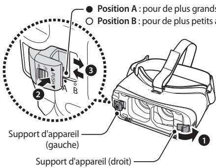 SAMSUNG MEW GEAR VR+CONTROLEUR - Connecter l'appareil mobile - 1