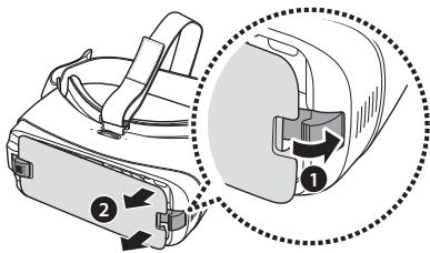 SAMSUNG MEW GEAR VR+CONTROLEUR - Mettre les sangles en place - 2