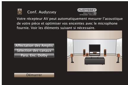 MARANTZ SR8012 - Procédure pour les réglages des enceintes (conf. Audyssey®) - 4